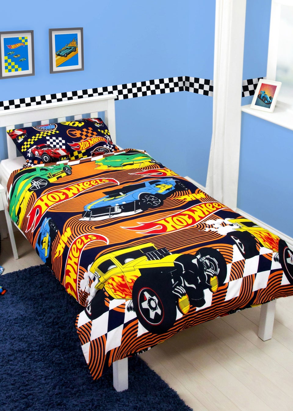 Hot Wheels Racer Reversible Duvet Cover Set