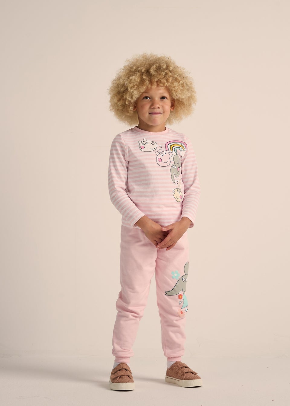 Peppa Pig Girls 3 Piece Jogger Daywear Set
