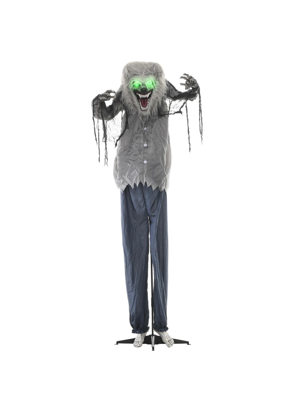 HOMCOM Skeleton Werewolf Outdoor Halloween Decoration (210cm 83")