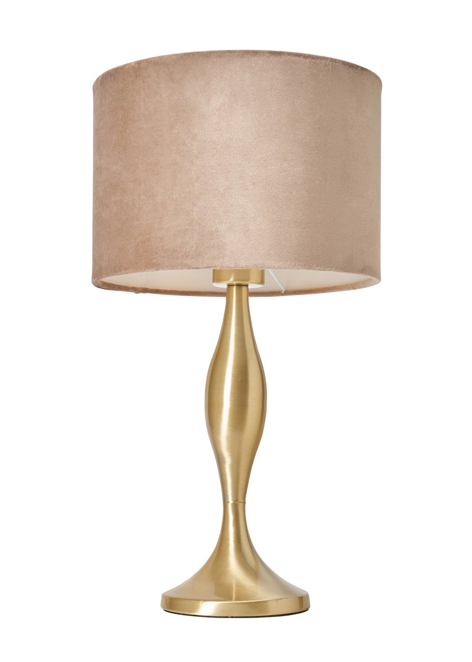 BHS Antique Brass Calais Spun Metal Table Lamp (48cm x 26cm)