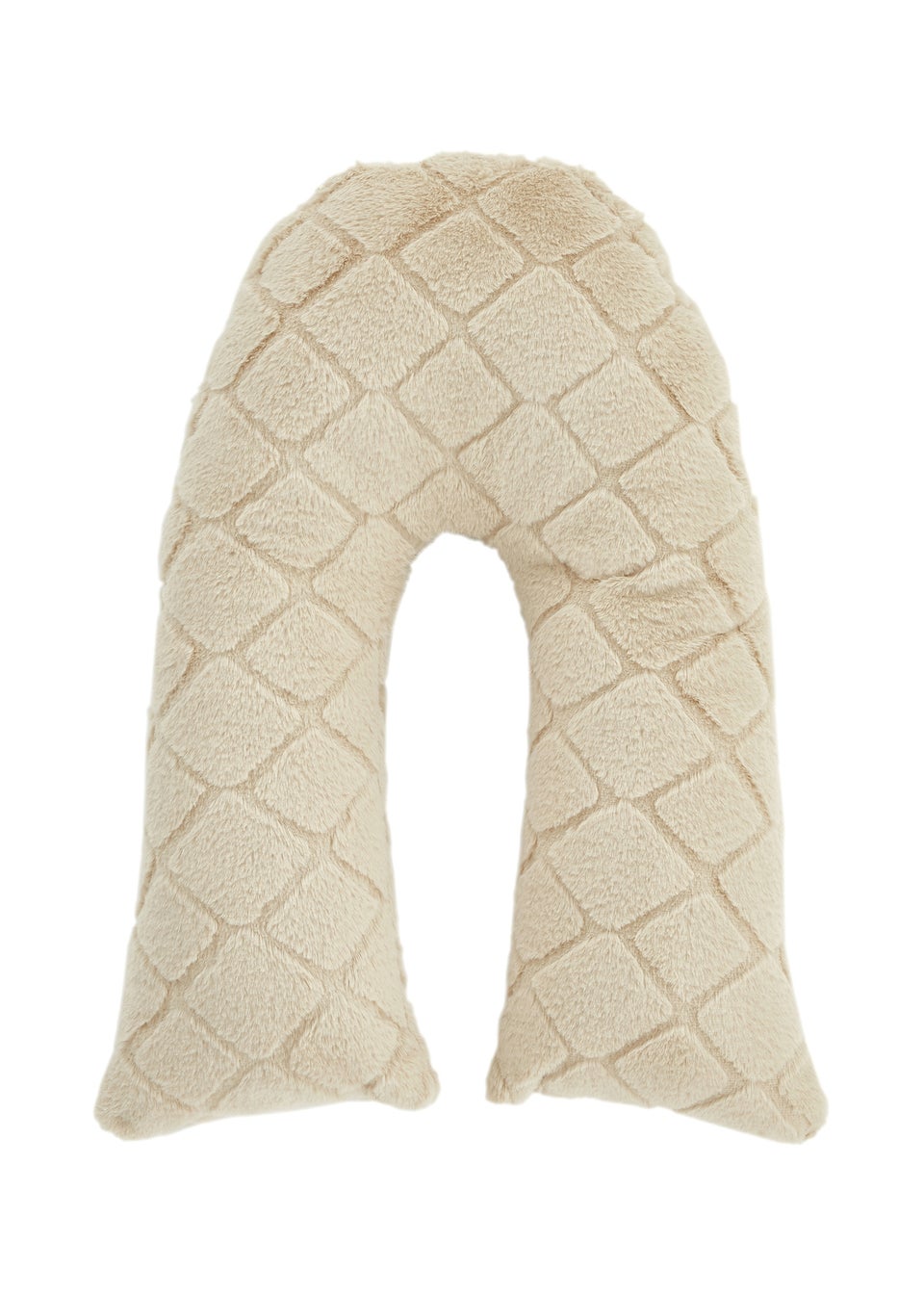 Catherine Lansfield Cosy Diamond V Shaped Sleep Cushion Pillow 23x80cm Matalan