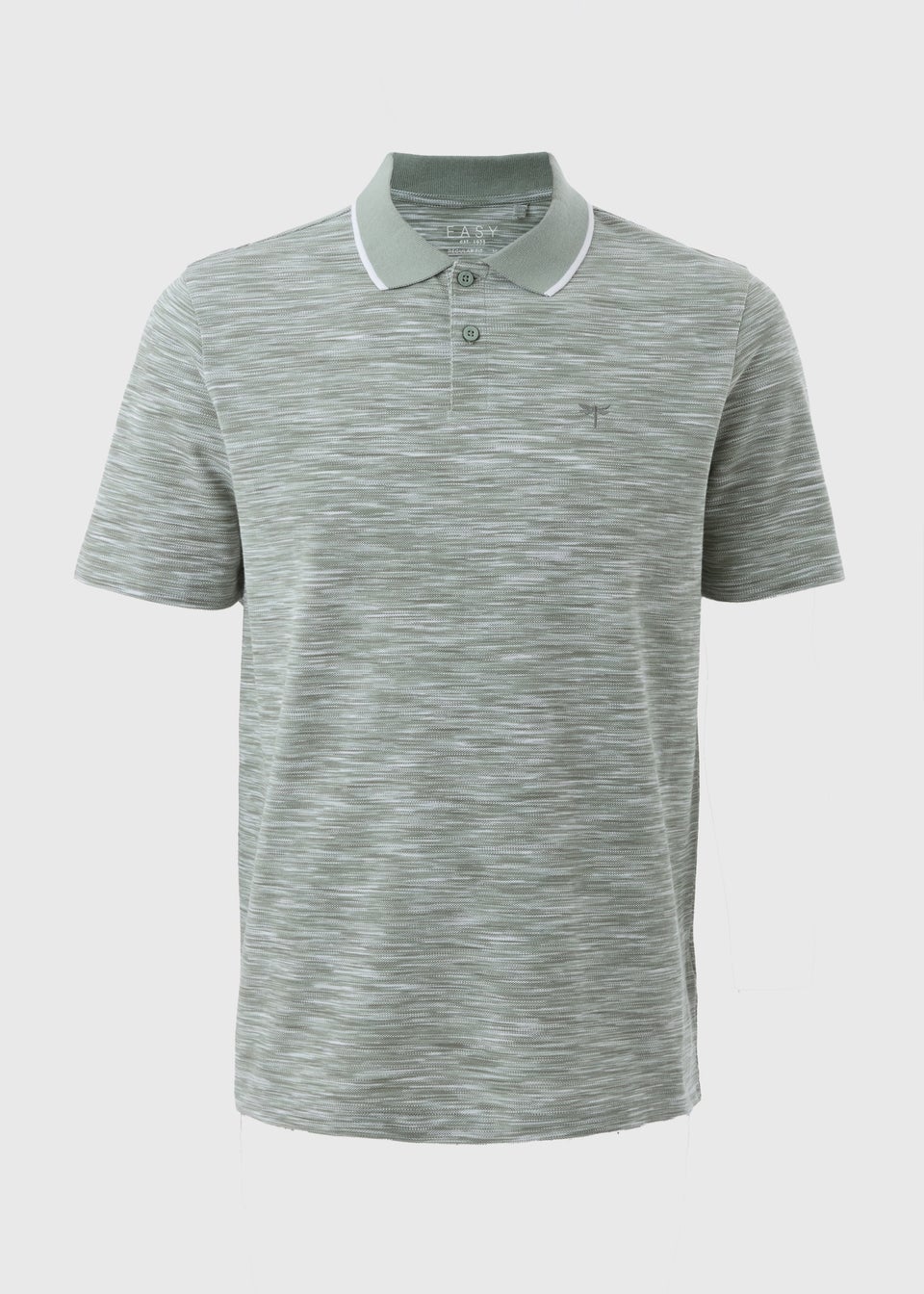 Sage Space Dye Polo Shirt