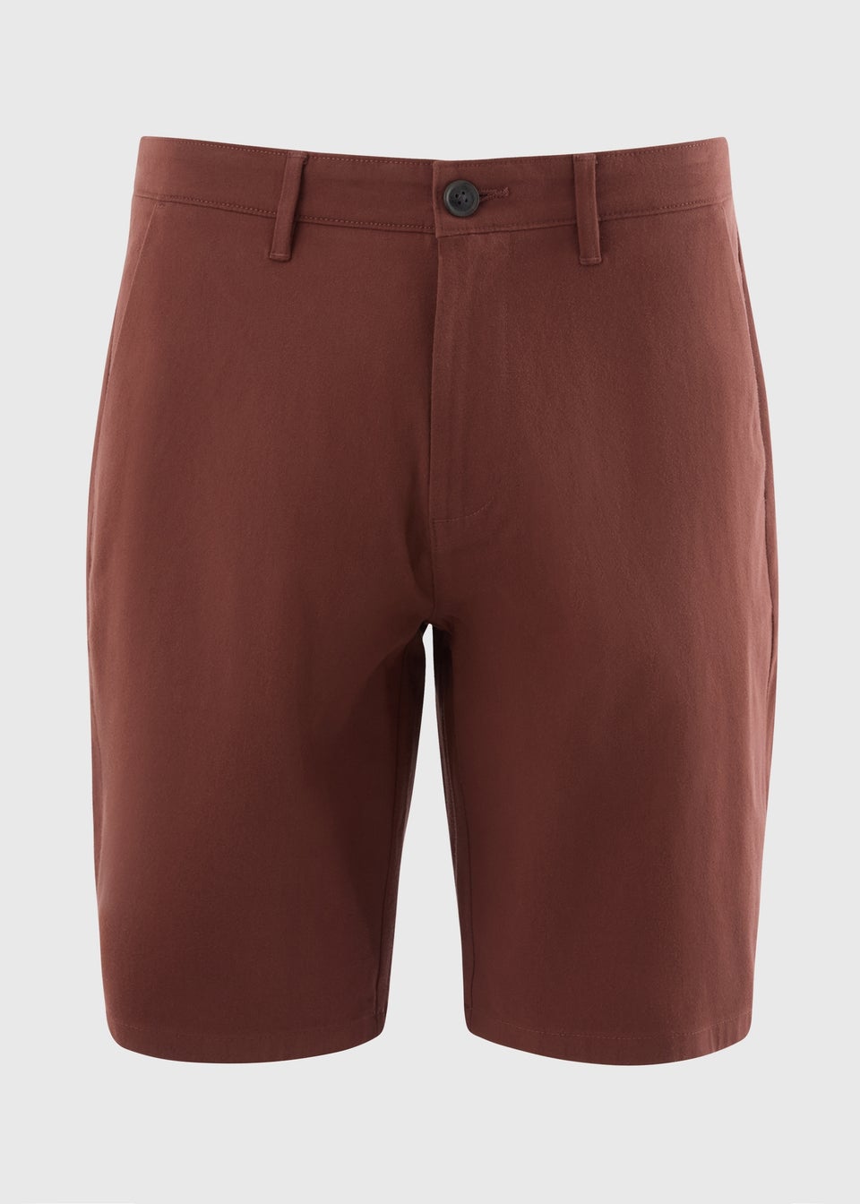 Chocolate Straight Fit Chino Shorts