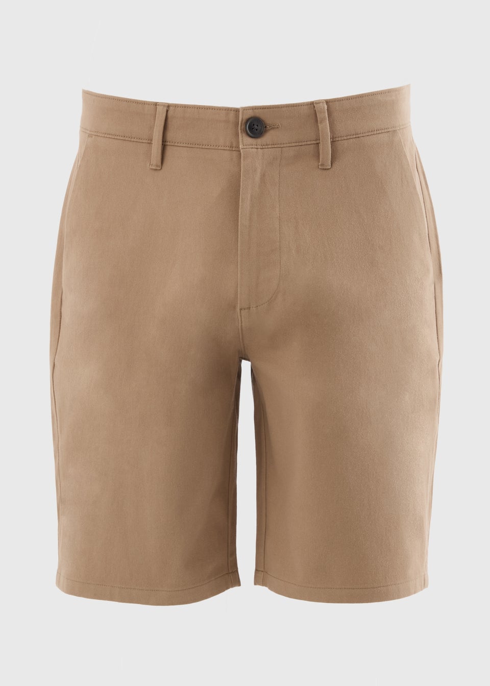 Dark Stone Straight Fit Chino Shorts