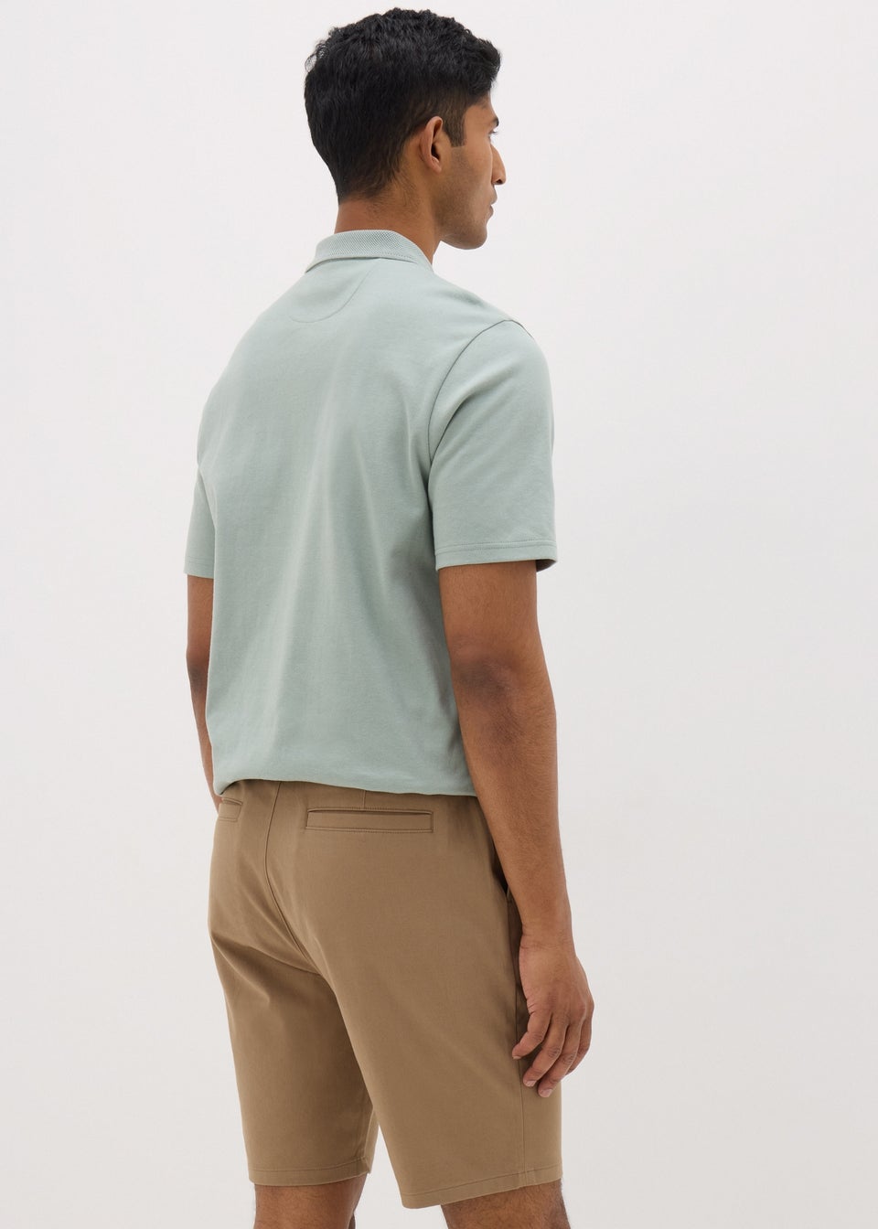 Dark Stone Slim Fit Chino Shorts