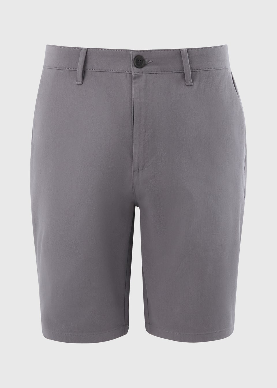 Grey Slim Fit Chino Shorts