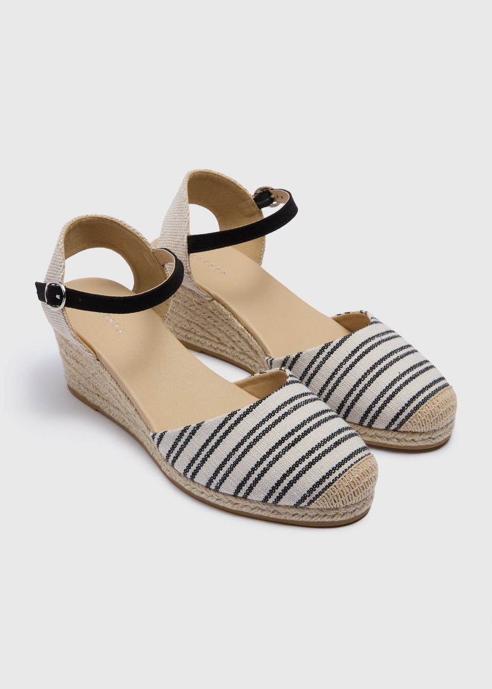 Black Closed Toes Espadrilles