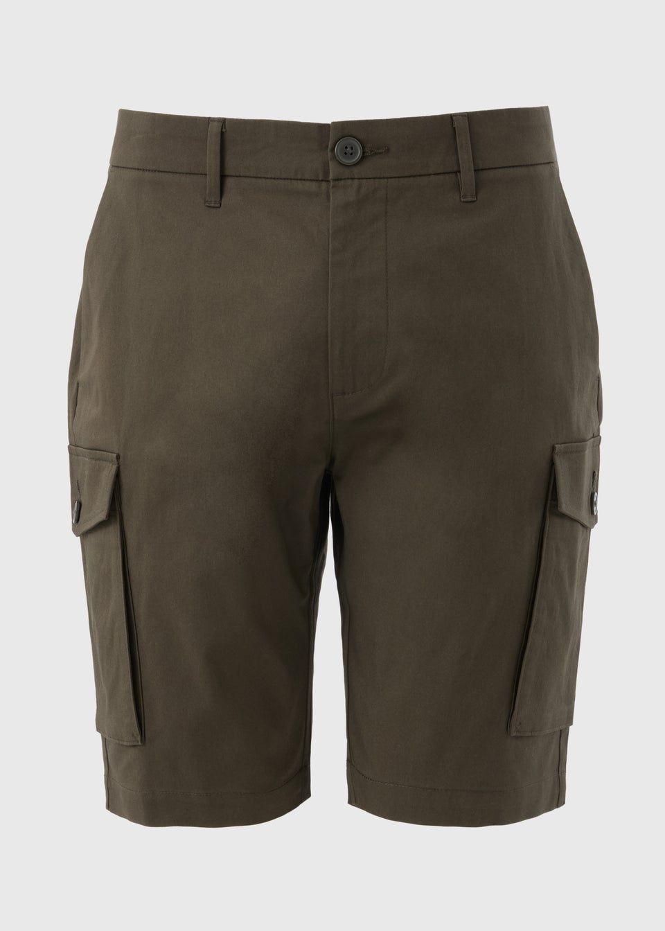 Khaki Smart Cargo Shorts