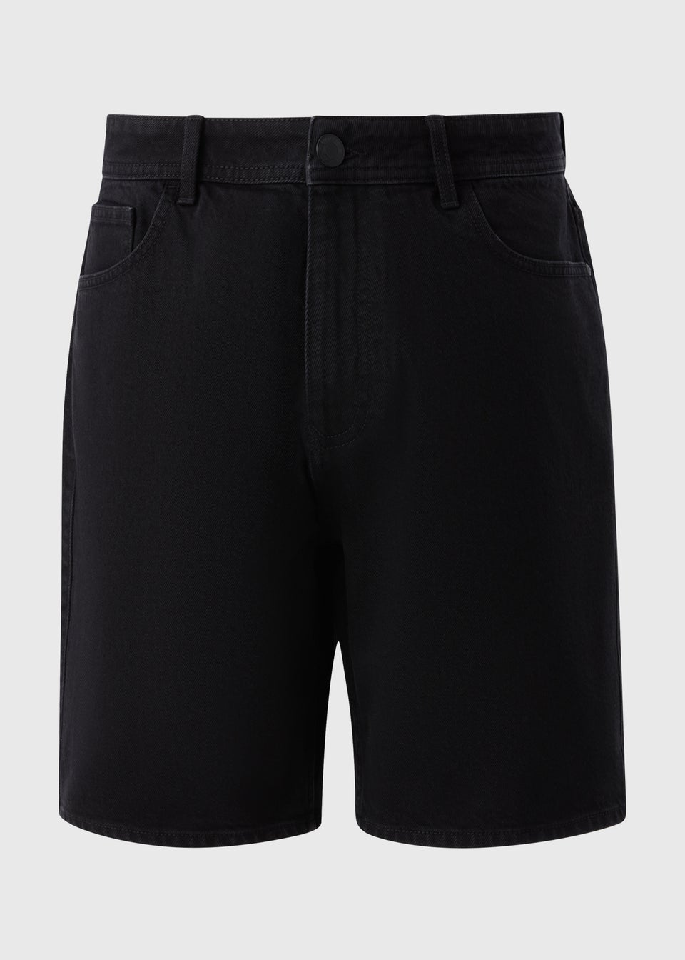 Dark Wash Loose Fit Denim Shorts