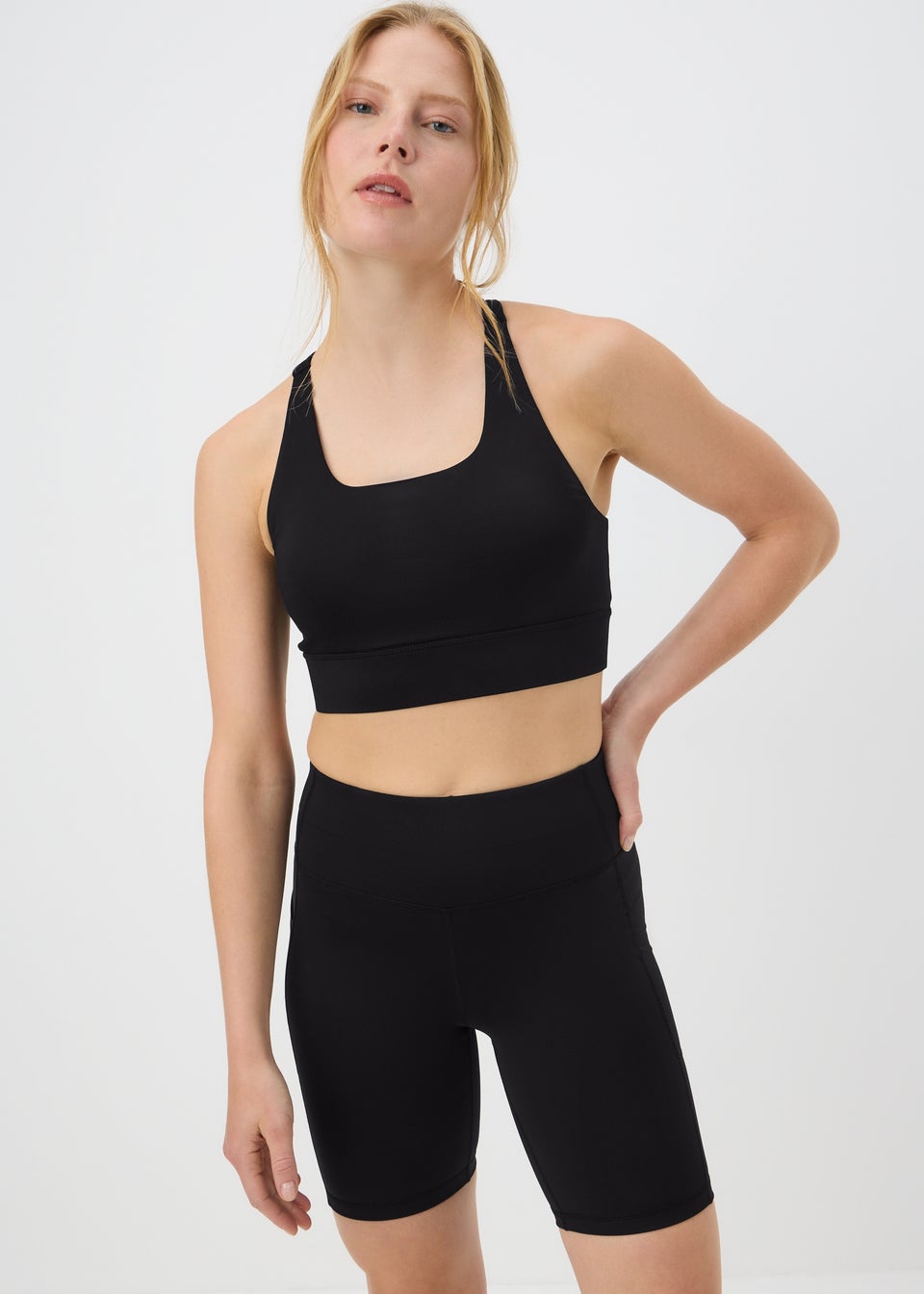 Souluxe Black Cycling Shorts