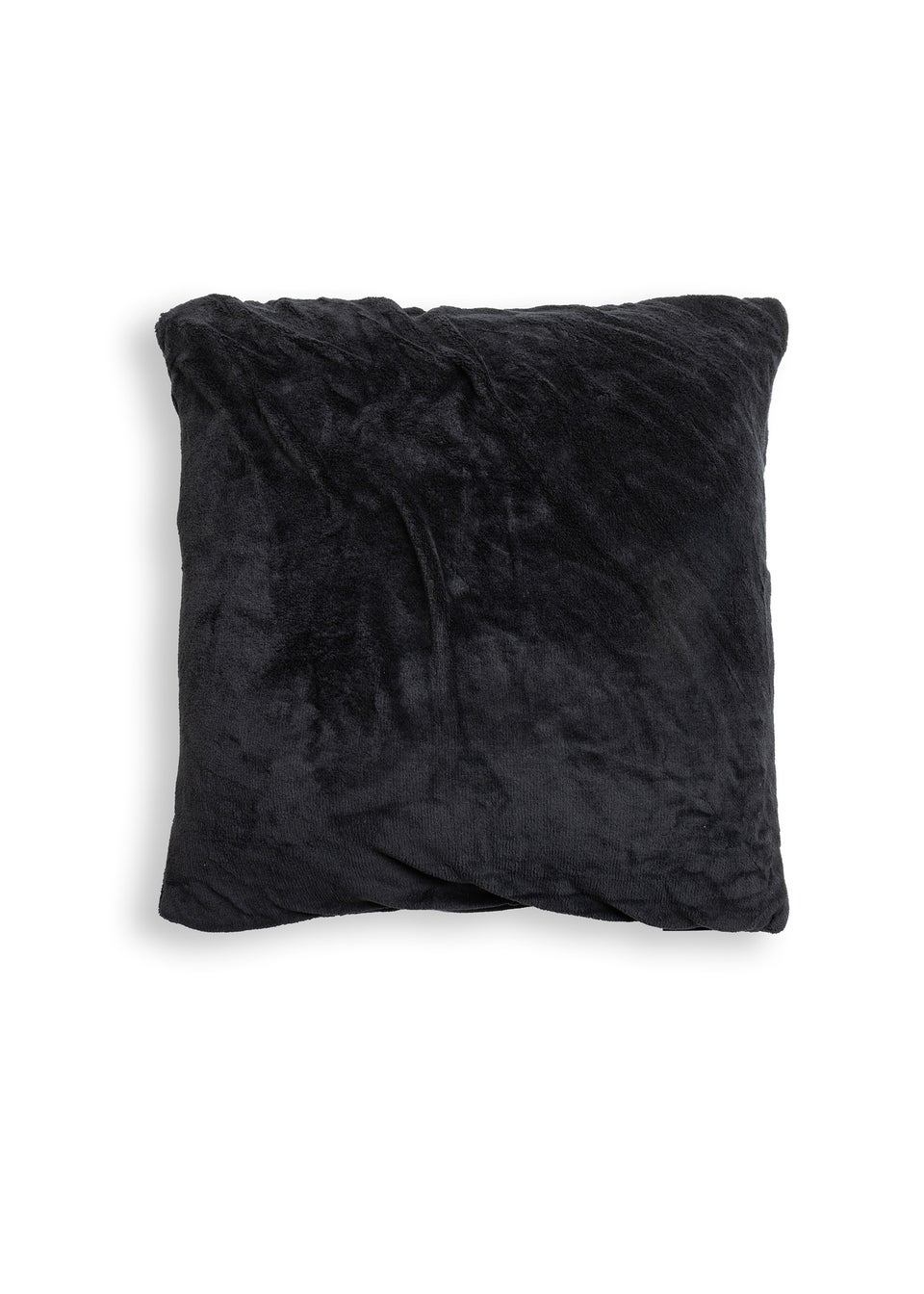 BHS Microfleece  Black Cushion (59x59cm)