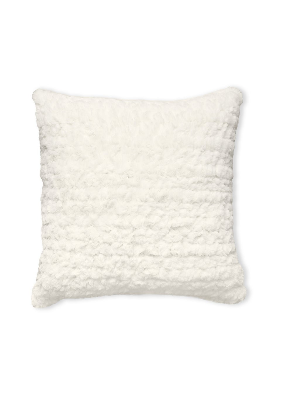 BHS Boucle Cream Like Faux Fur Cushion (45x45cm)