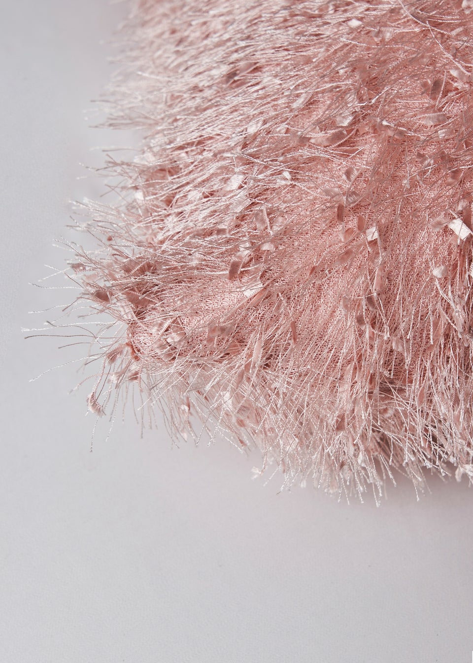 BHS Polyester Blush Knitted Cushion (45x45cm)