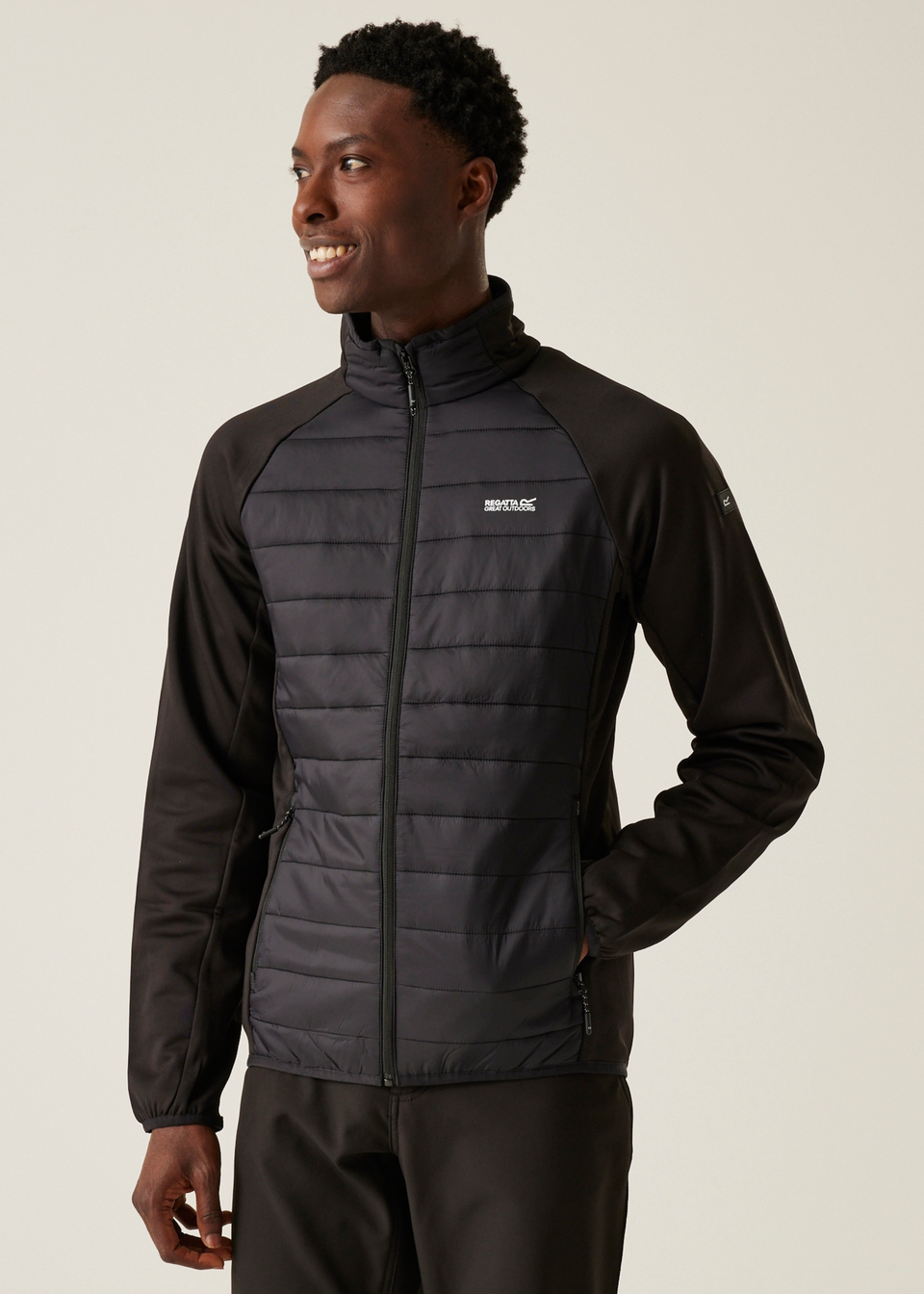 Regatta Black Clumber IV Hybrid Jacket Matalan