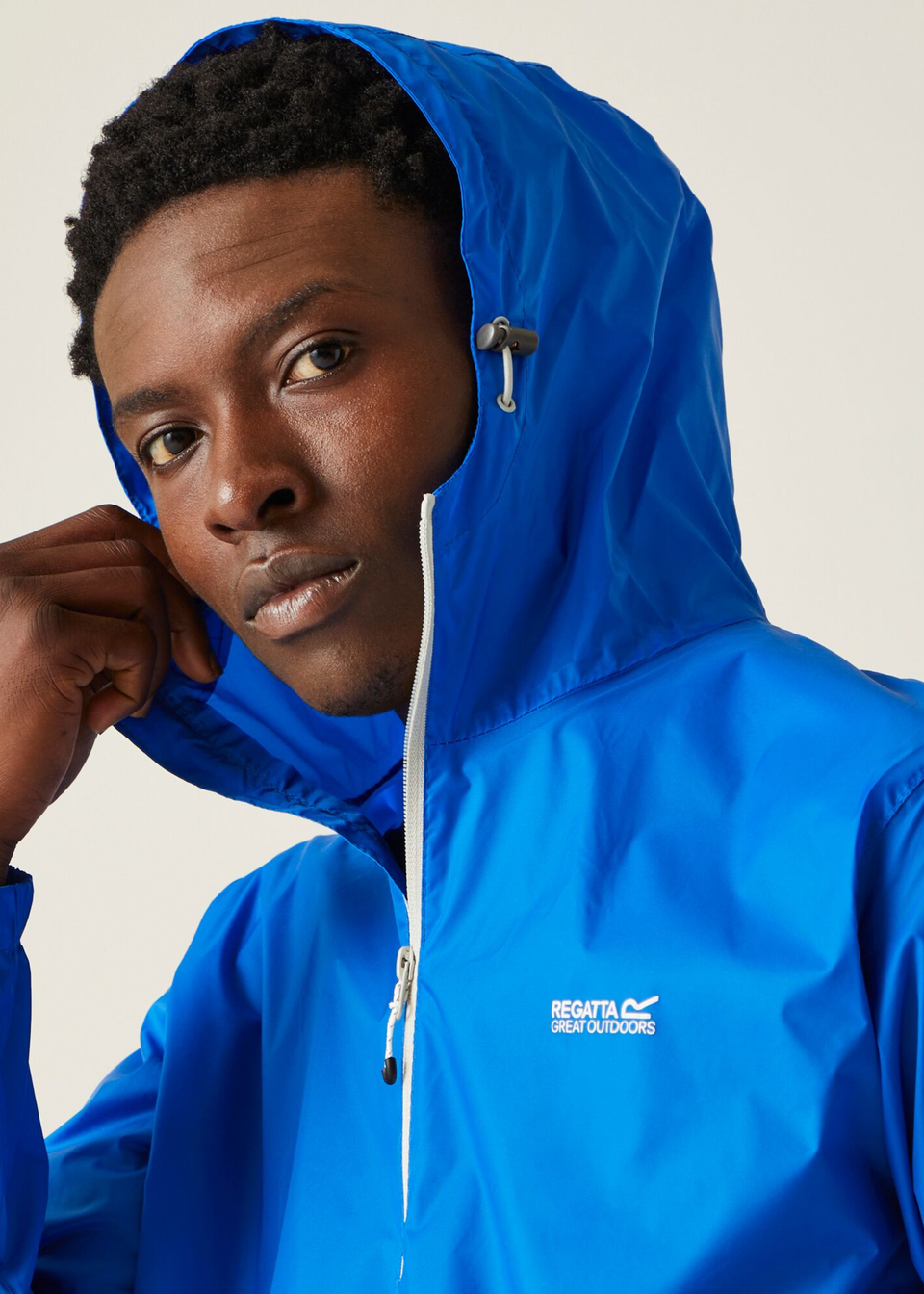 Regatta Oxford Blue Pack It III Waterproof Jacket Matalan