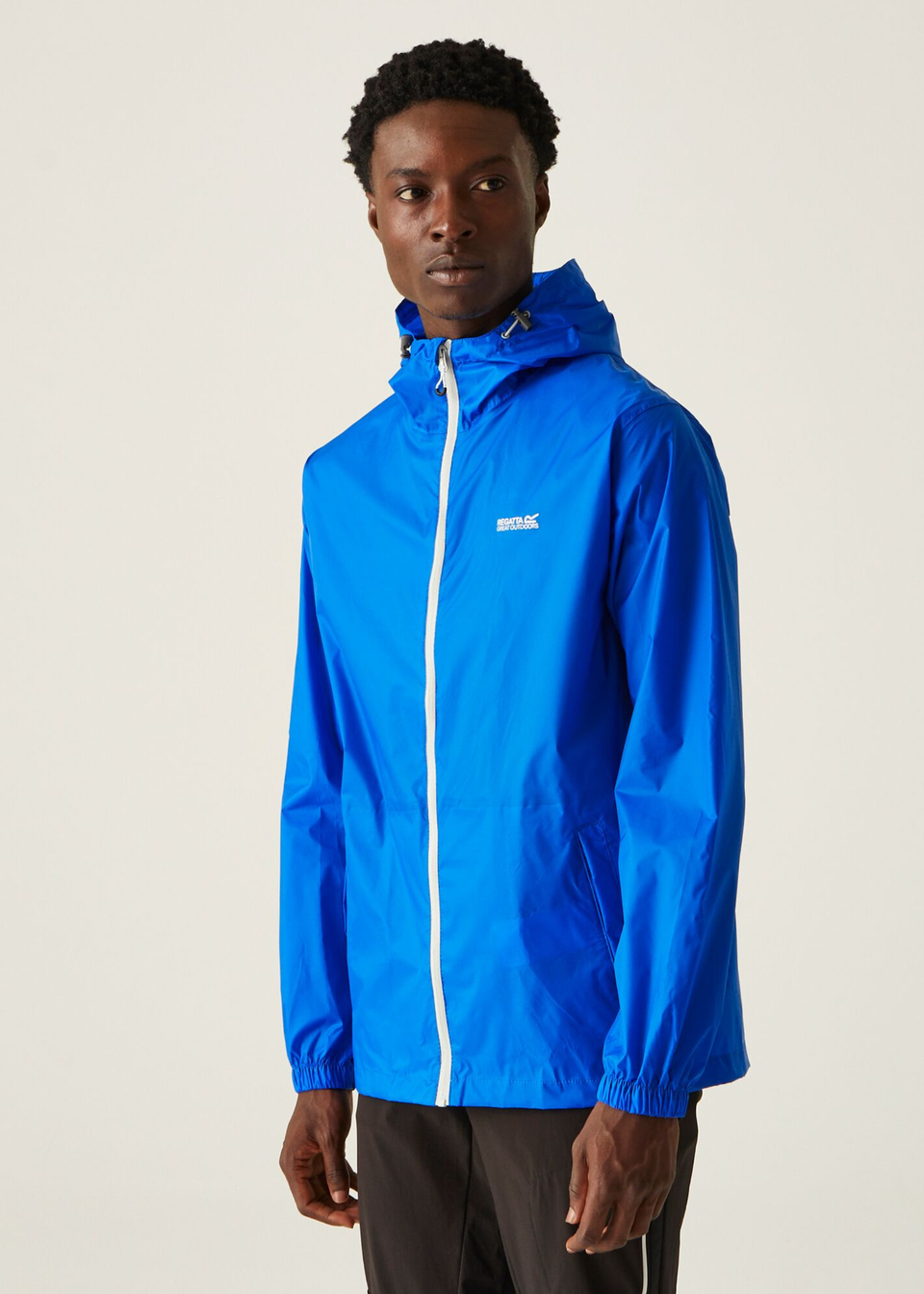 Regatta Oxford Blue Pack It III Waterproof Jacket Matalan