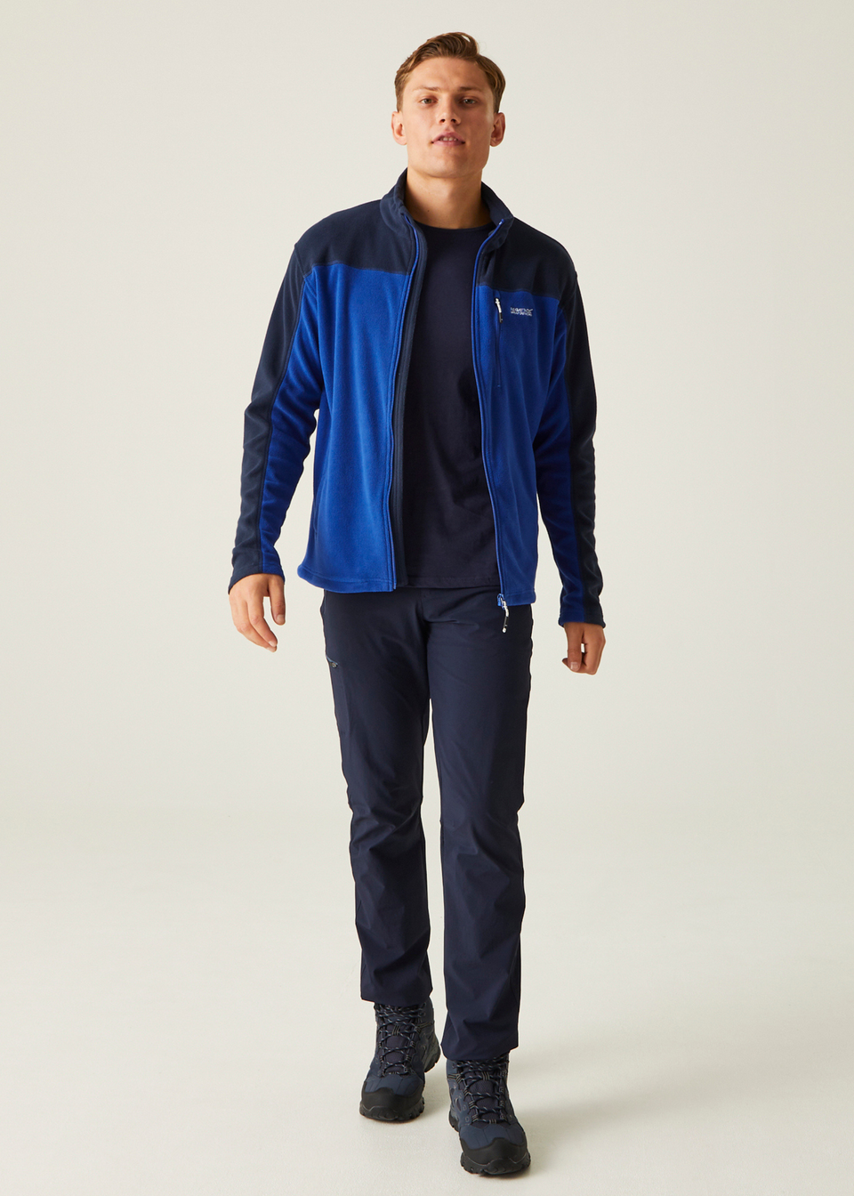 Regatta Blue Fellard Lightweight Full Zip Fleece