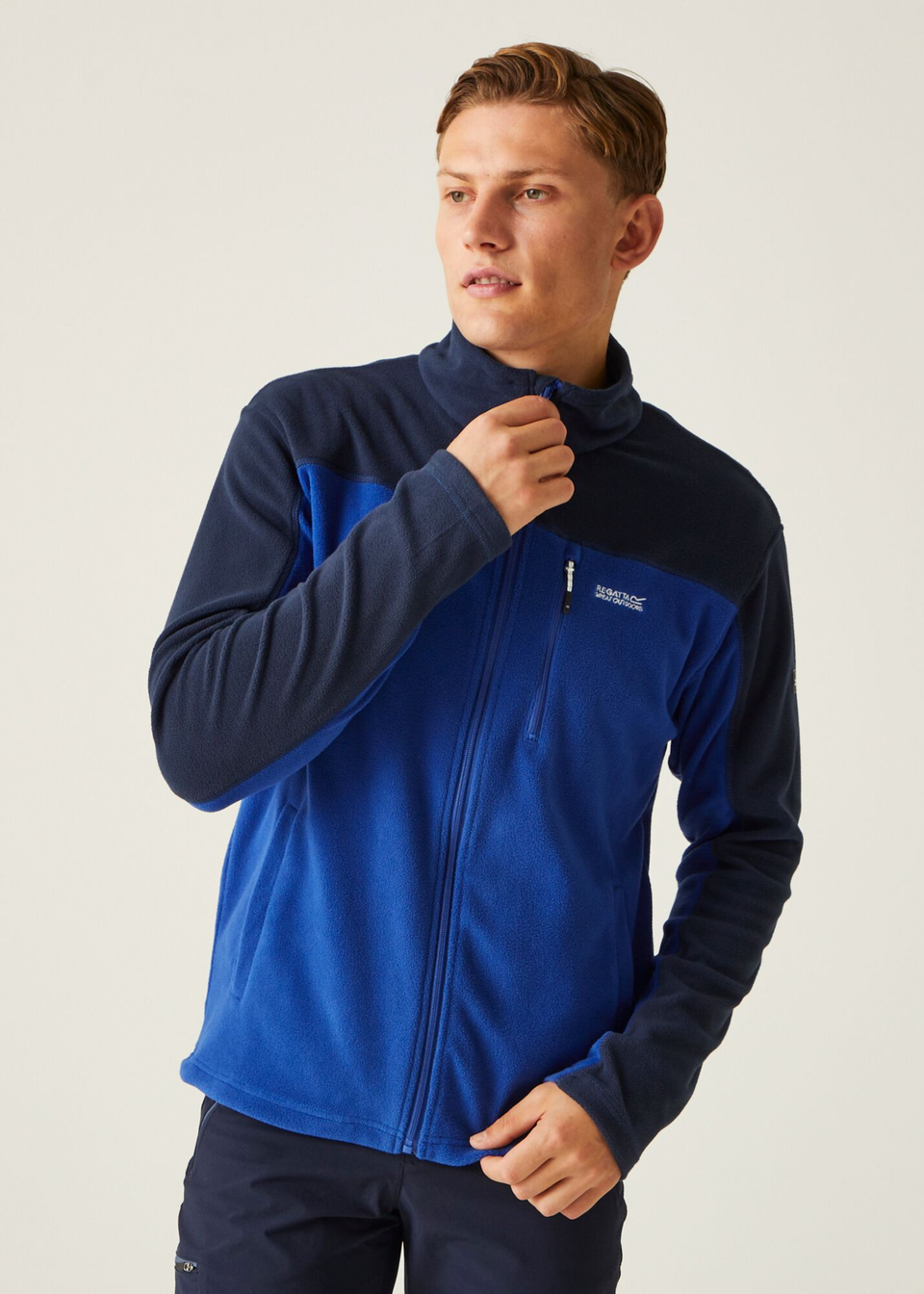 Regatta Blue Fellard Lightweight Full Zip Fleece