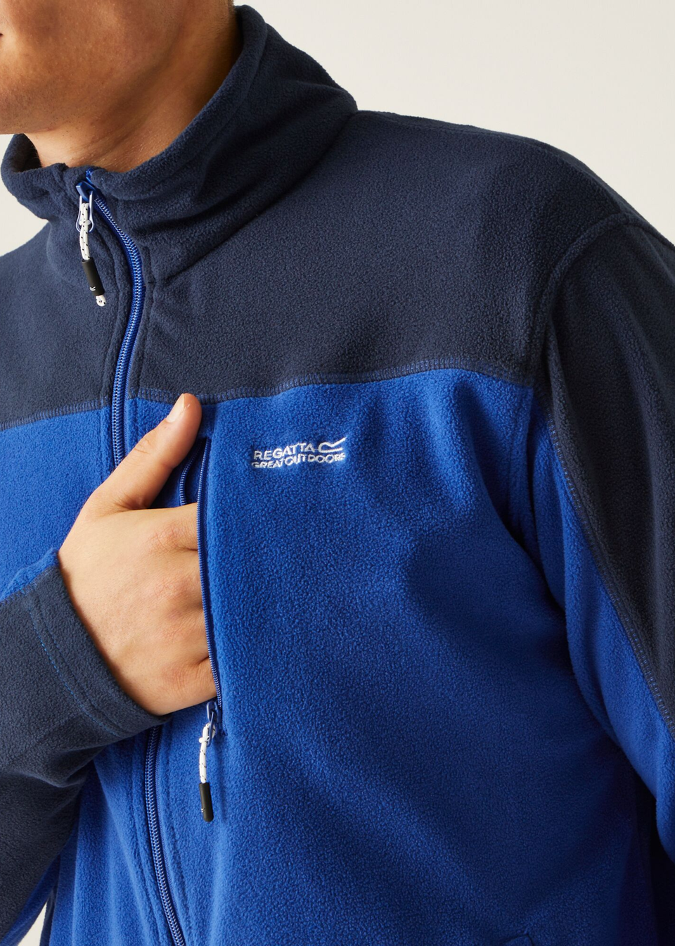 Regatta Blue Fellard Lightweight Full Zip Fleece