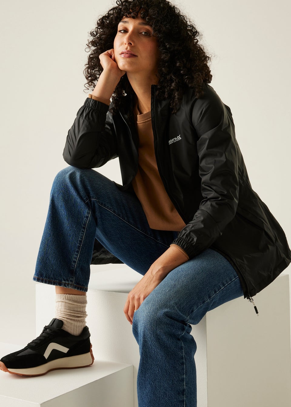 Regatta Black Pack It III Waterproof Breathable Jacket
