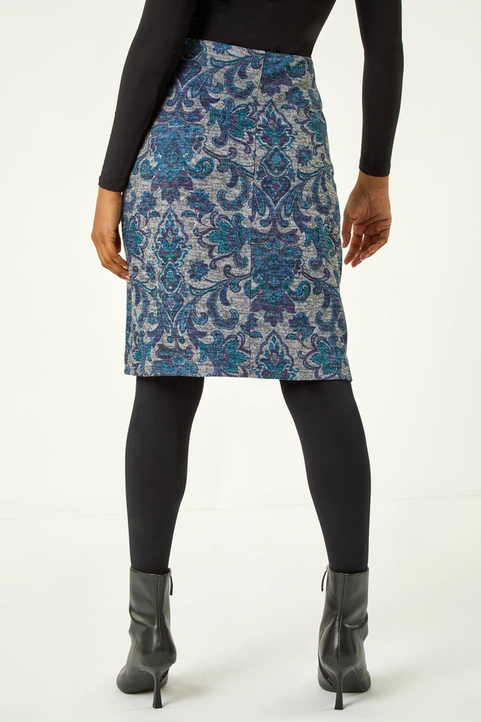 Navy pencil skirt matalan outlet