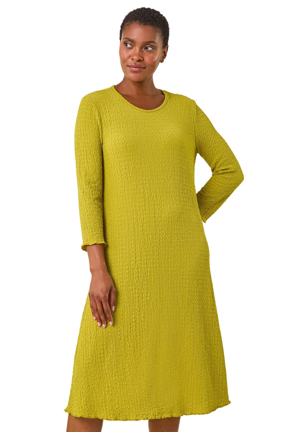 Stretch midi dress store