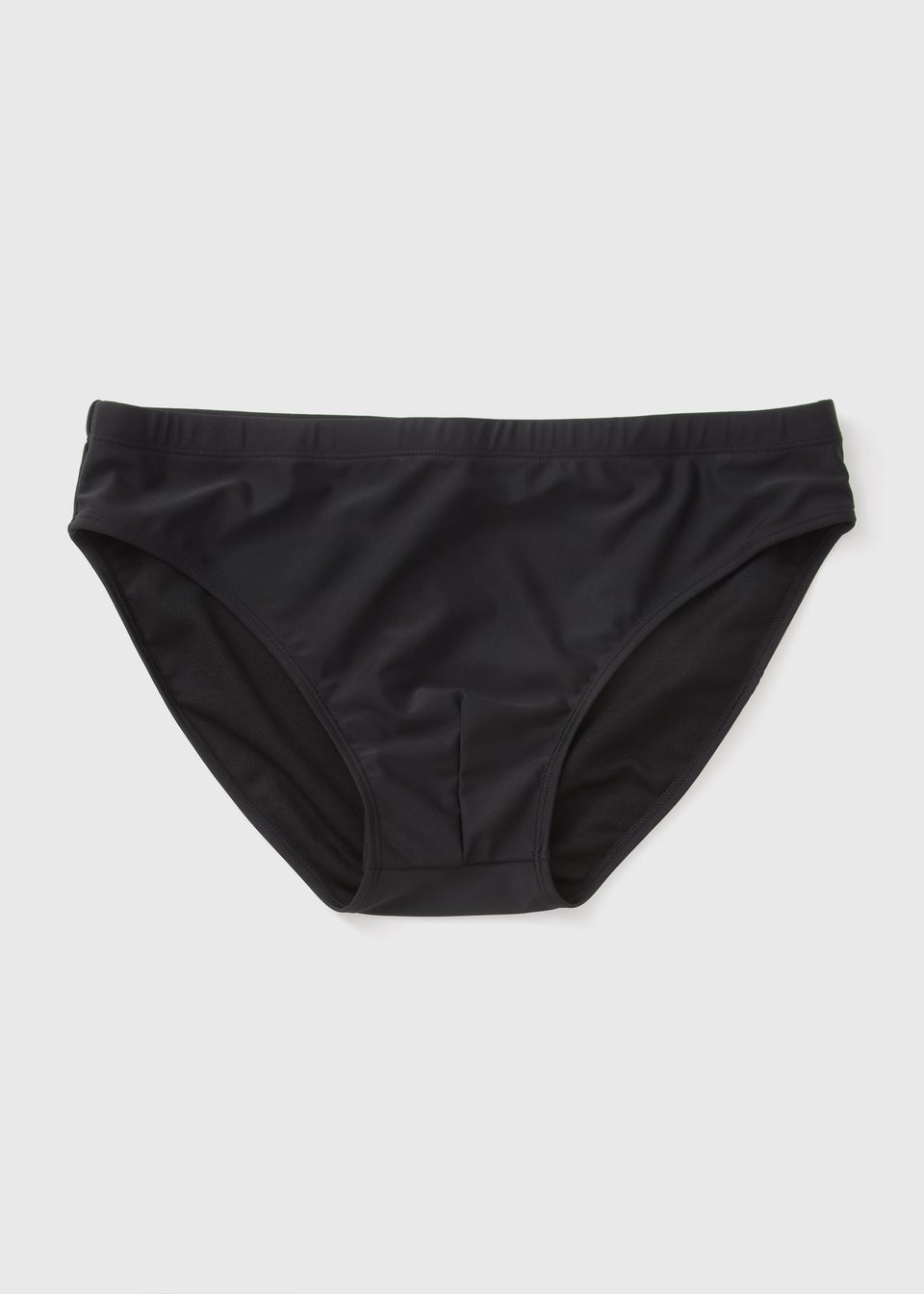 Black Plain Swim Briefs