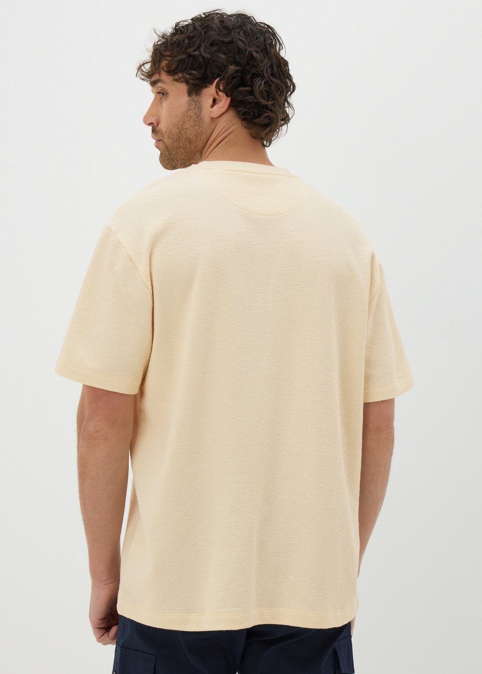 Ecru Project Collective Textured T-Shirt