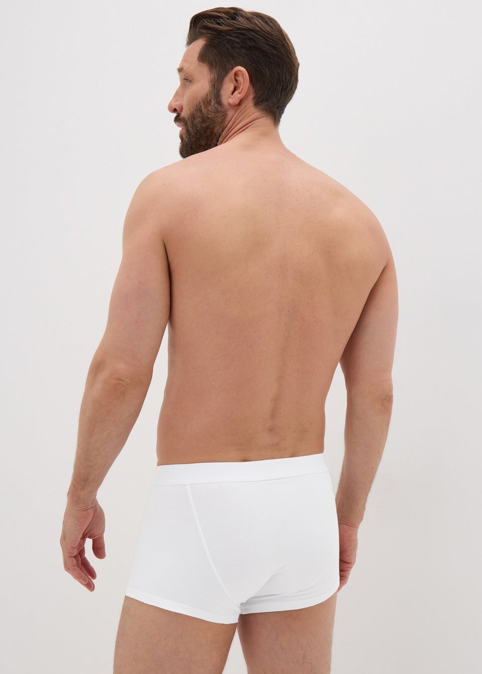3 Pack White Hipster Boxers