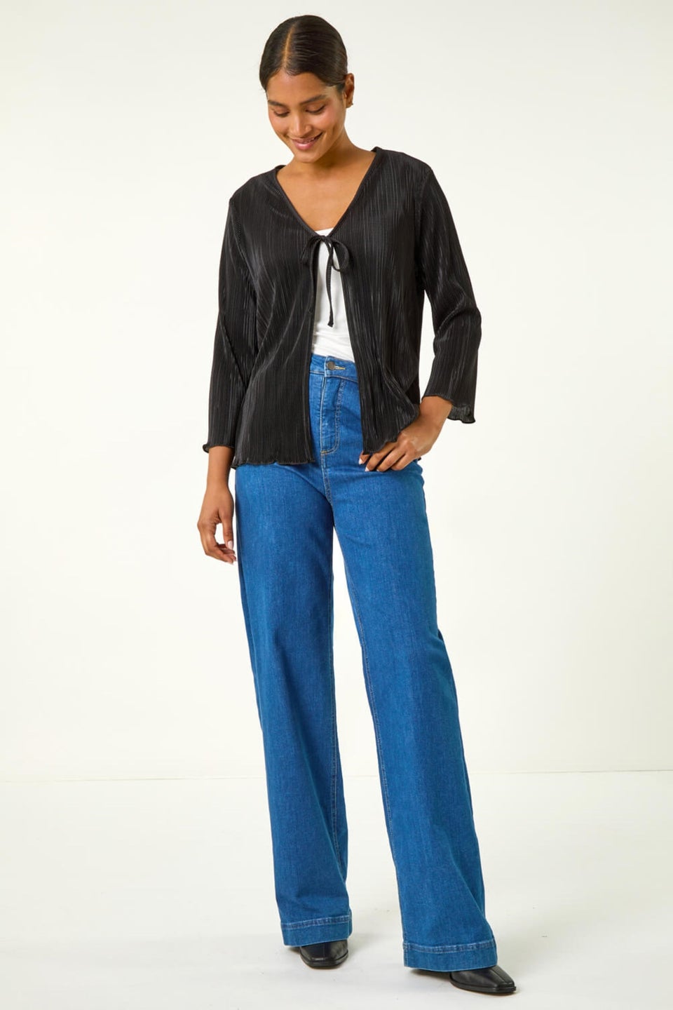 Roman black cardigan shop