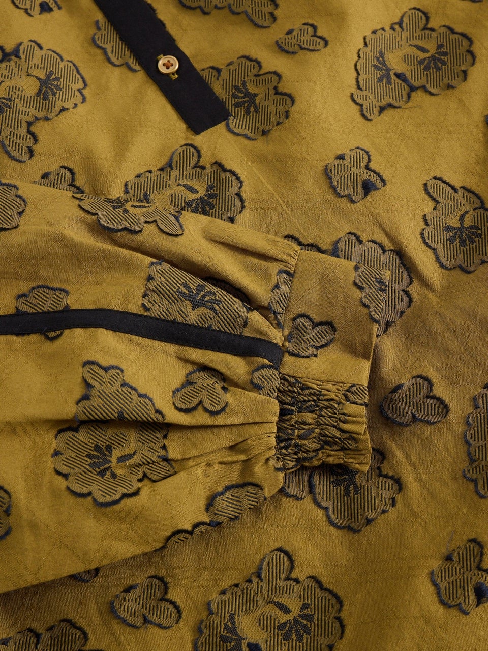 Jacquardbluse Fawn
