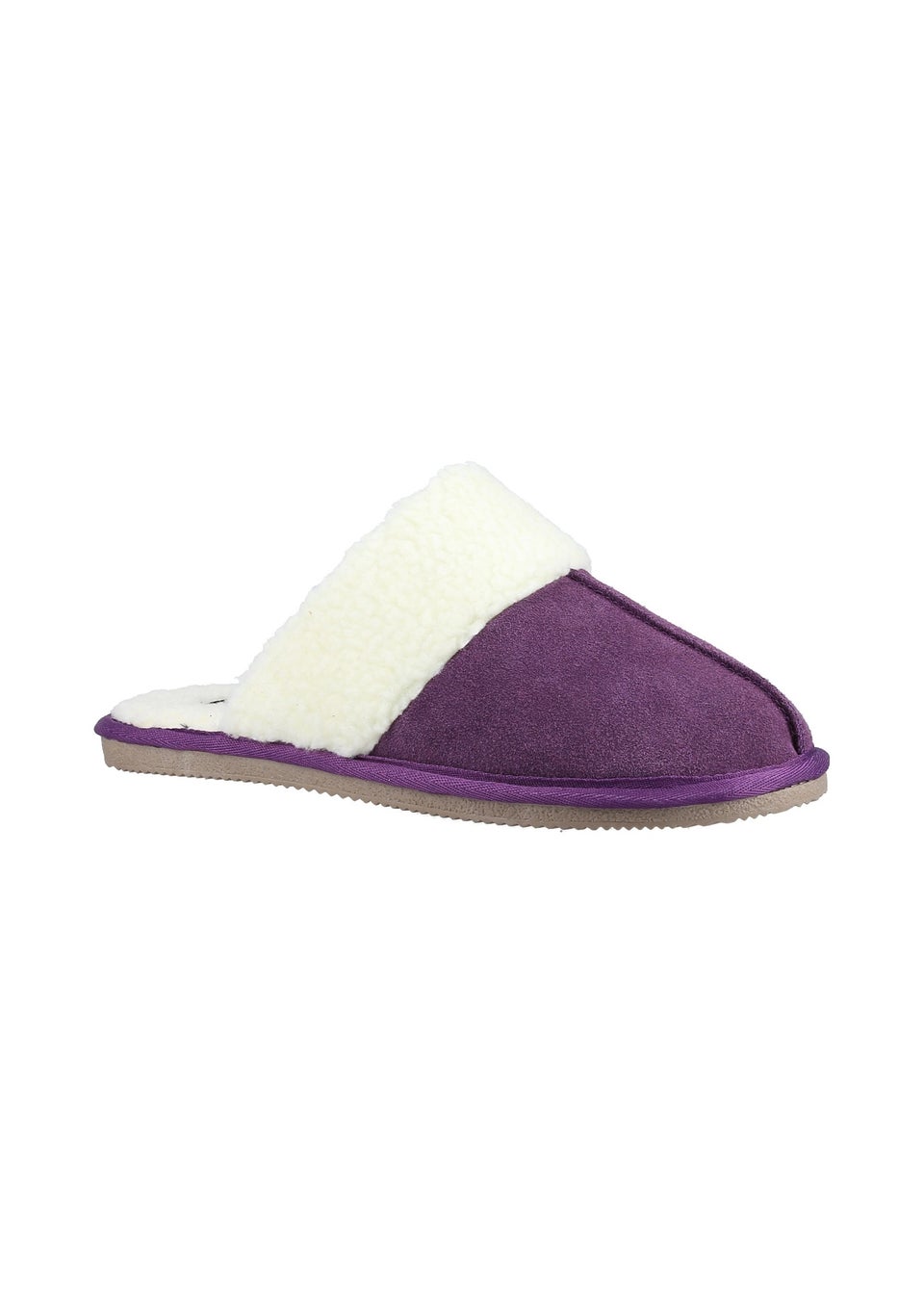 Purple mule slippers cheap