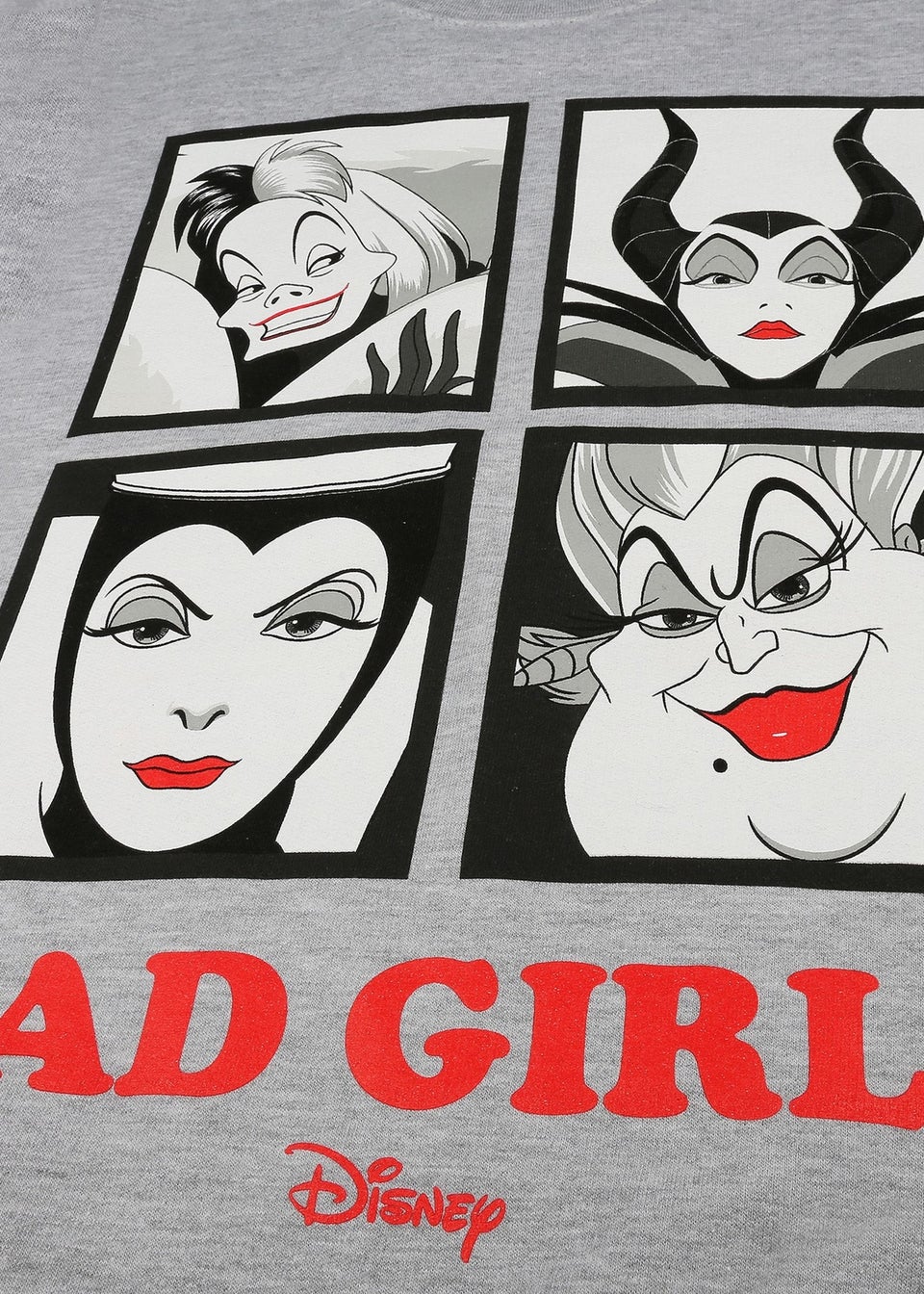 Disney Grey Bad Girls Crew Neck Sweatshirt