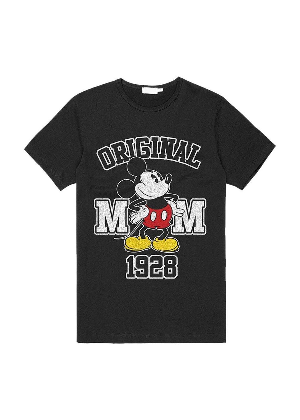 Disney Black Original 1928 Mickey Mouse T-Shirt