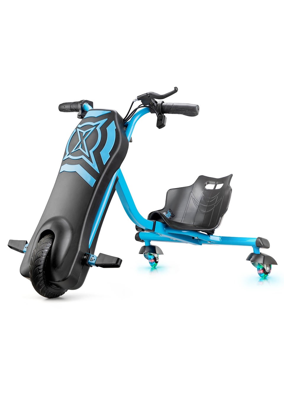 Xootz Black/Blue Cyclone Drift Trike (24V Lithium)