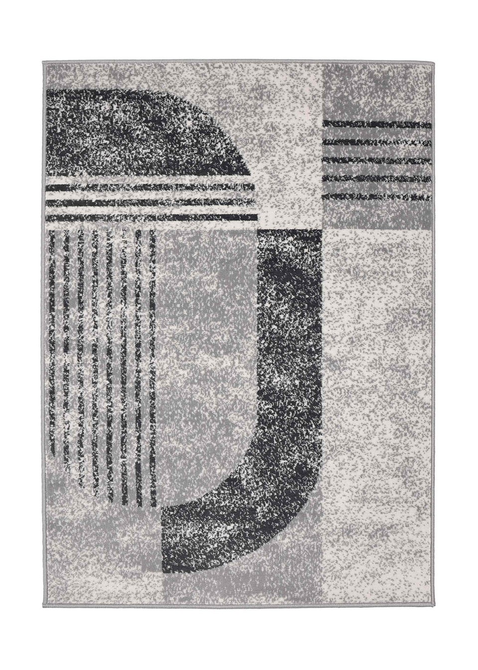 Homemaker Modern Geo Grey/Blue Rug