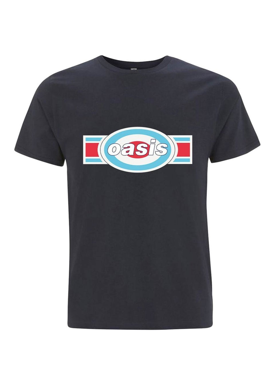 Oasis Navy Oblong Target T-Shirt