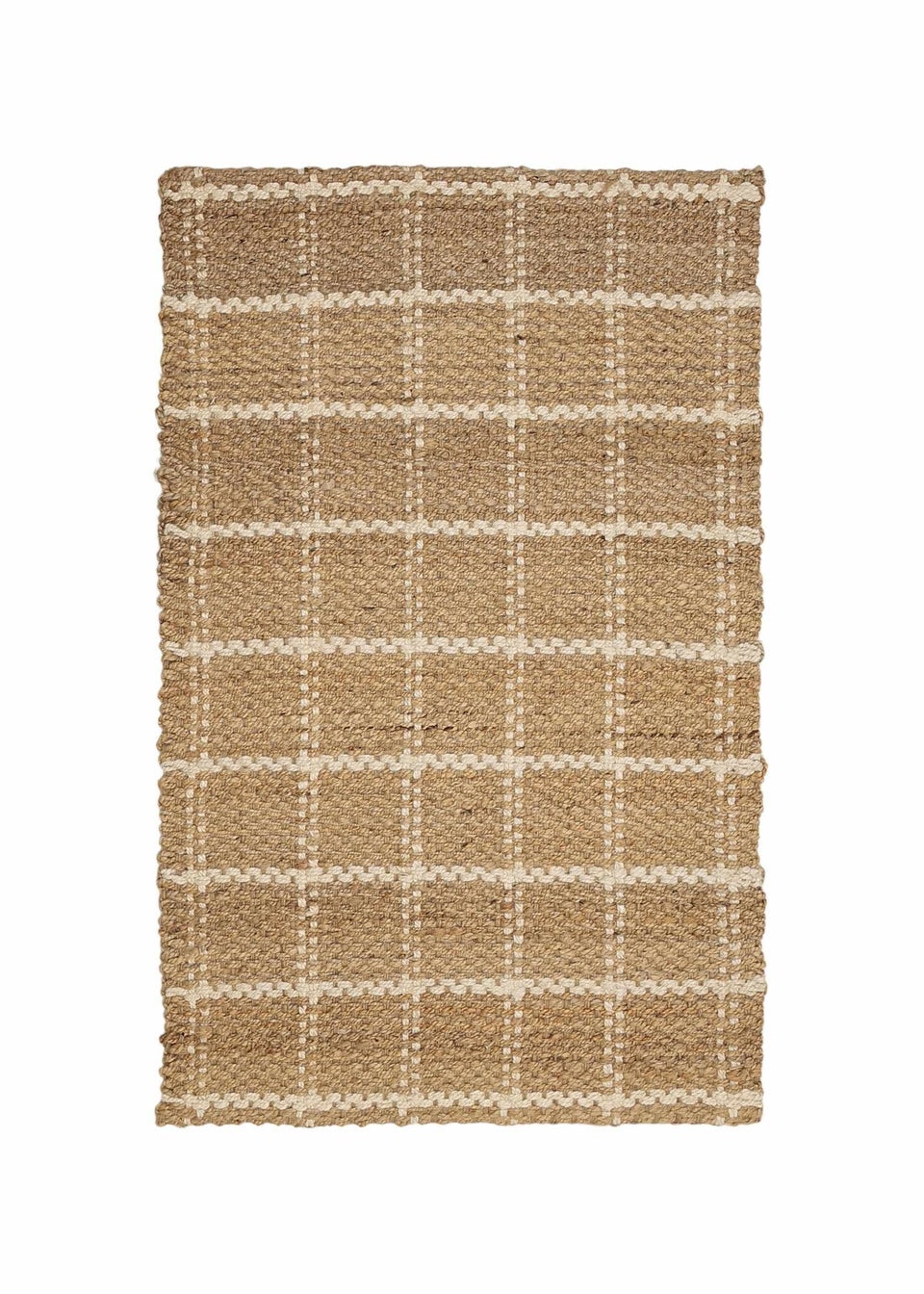 Relay Jute Check Natural Rug