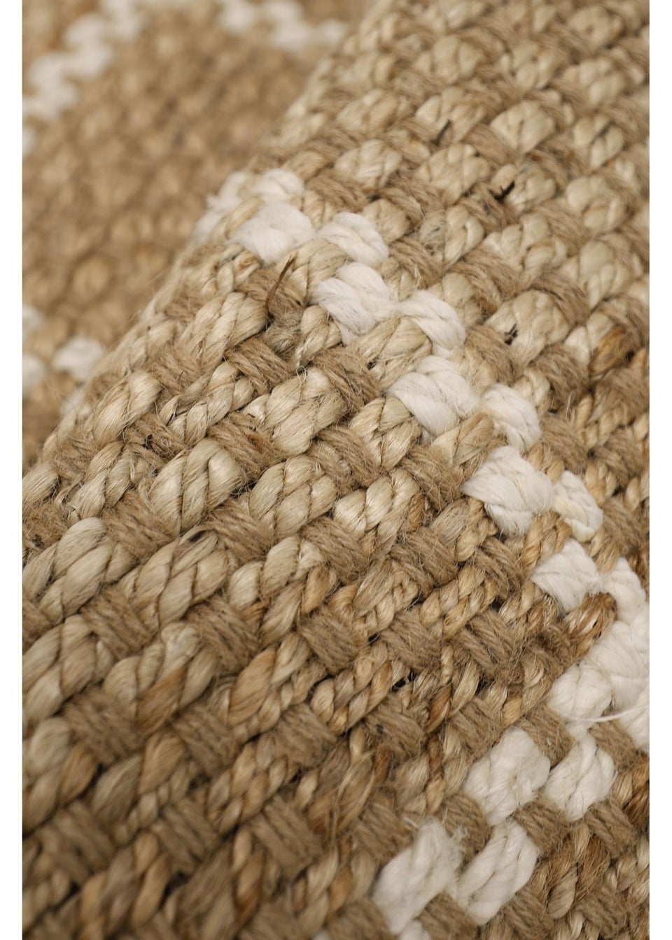 Relay Jute Check Natural Rug