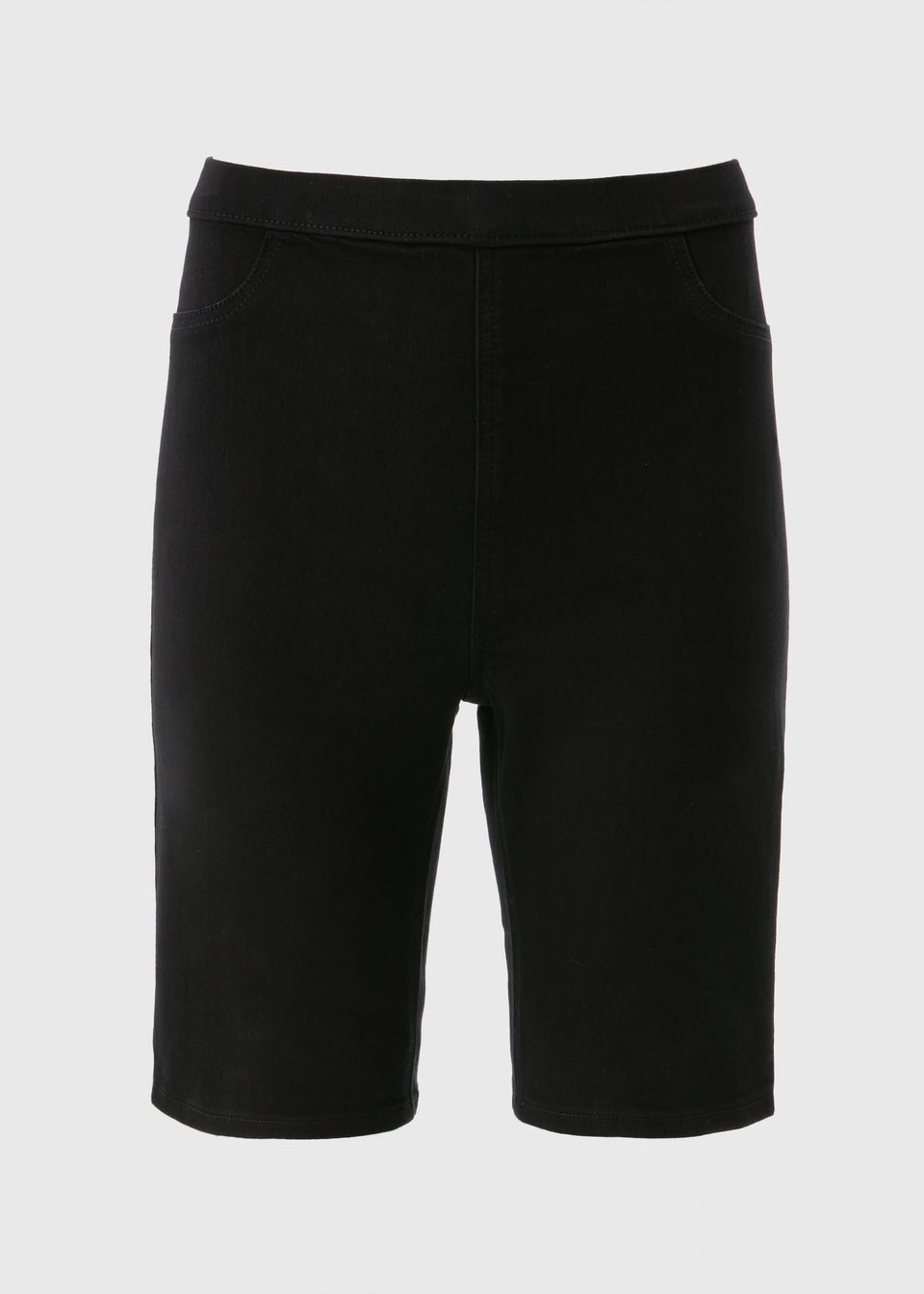 Black Rosie Knee Length Shorts
