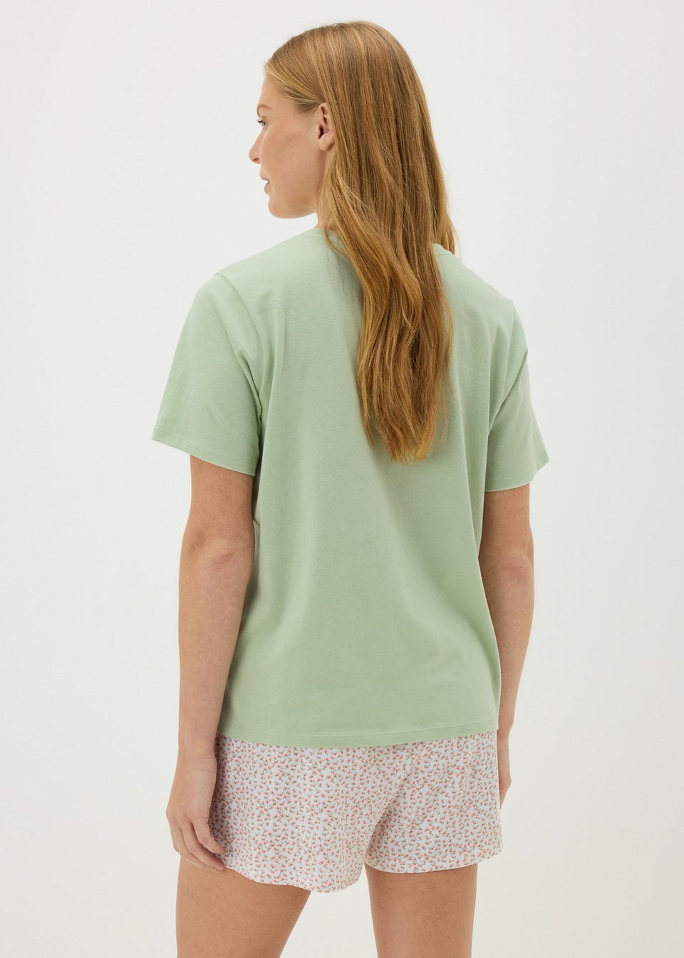 Green Ditsy Short Pyjamas