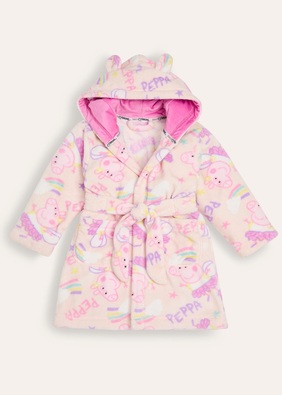 Peppa Pig Girls Fleece Dressing Gown Matalan