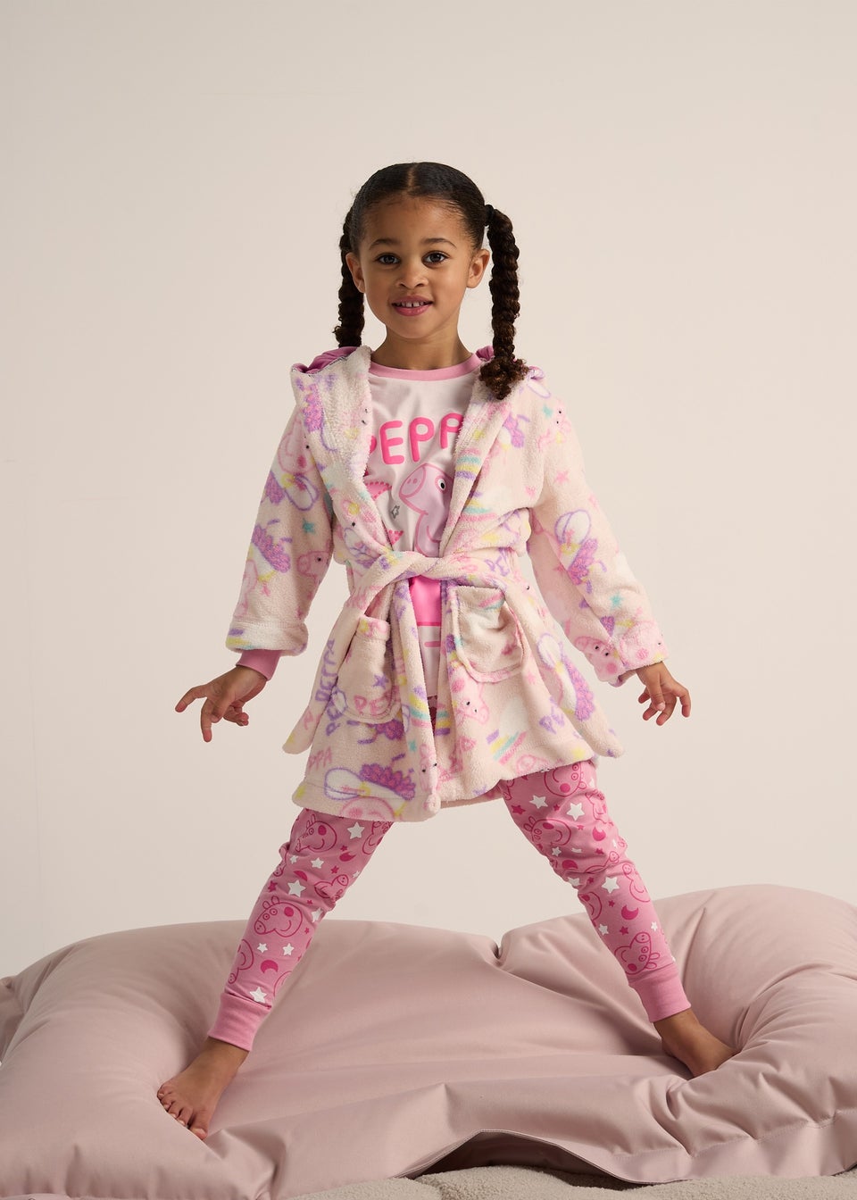 Girls Dressing Gowns Disney Gowns Pink White Blue Matalan
