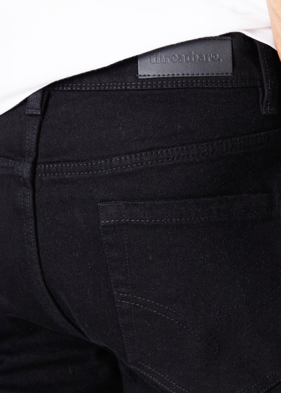 Threadbare Black Slim Fit Jeans With Stretch