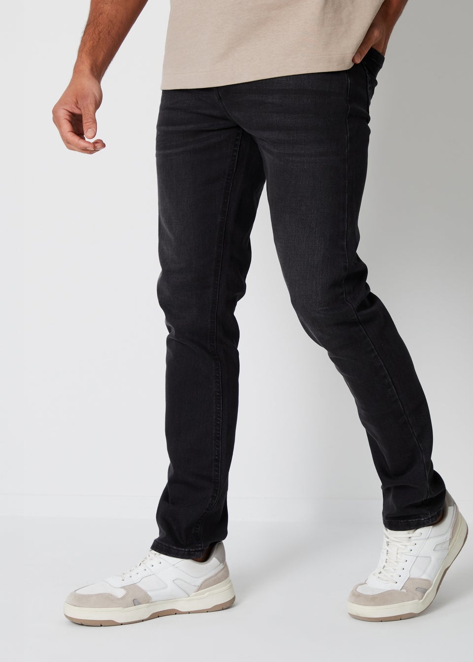 Threadbare Grey Slim Fit Jeans With Stretch