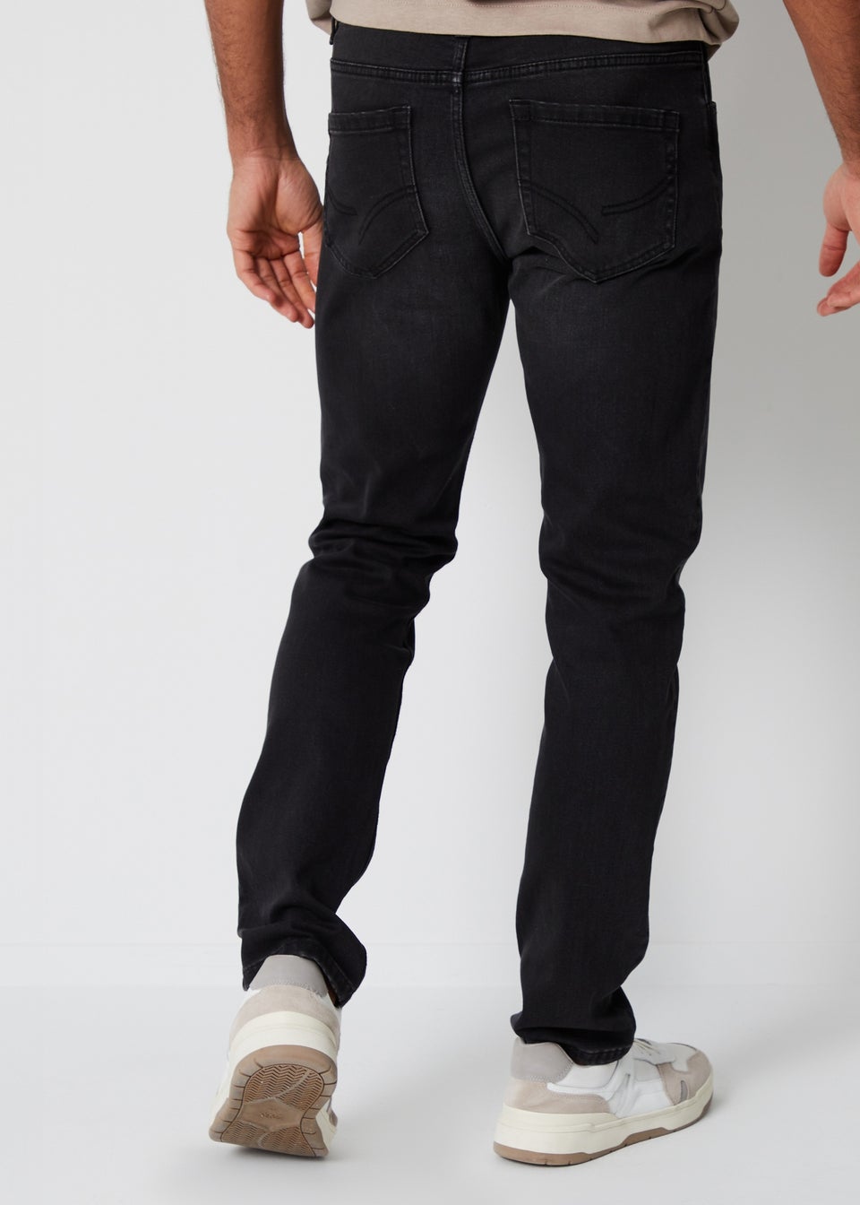 Threadbare Grey Slim Fit Jeans With Stretch