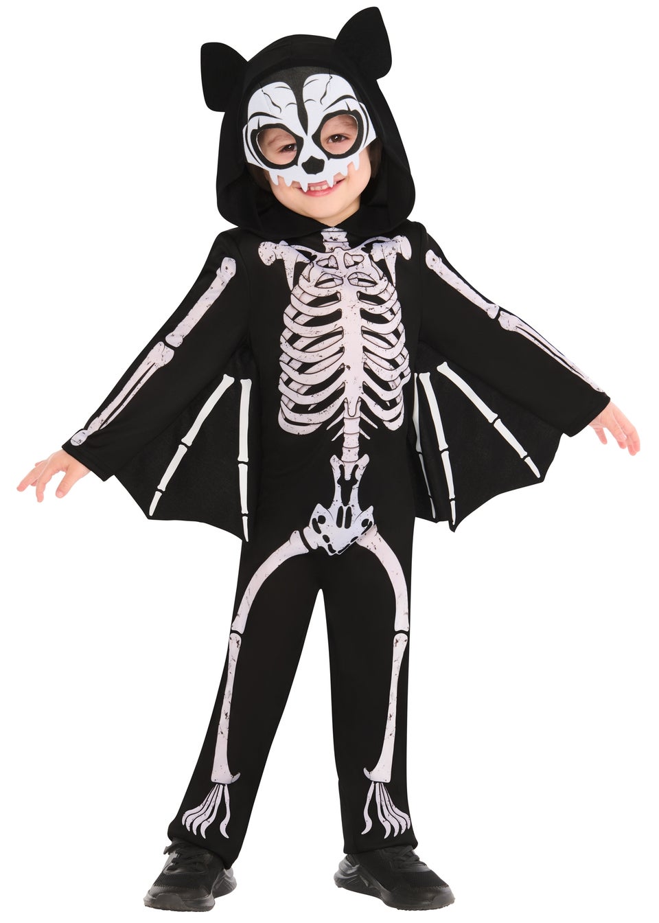 Rubies Kids Skeleton Bat Costume 2 6Yrs Matalan