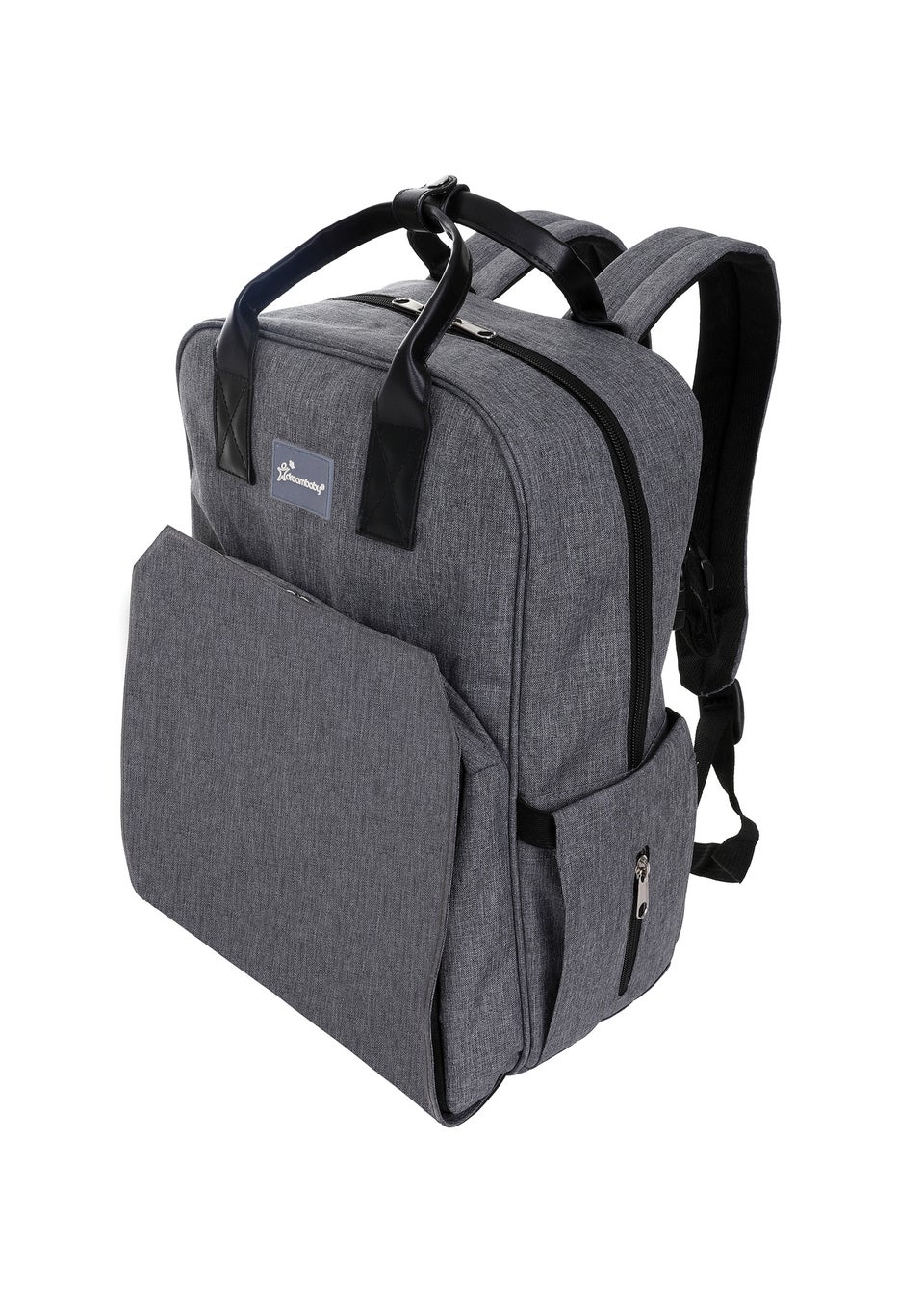 Dreambaby Grey Carry-All Backpack With Changing Mat