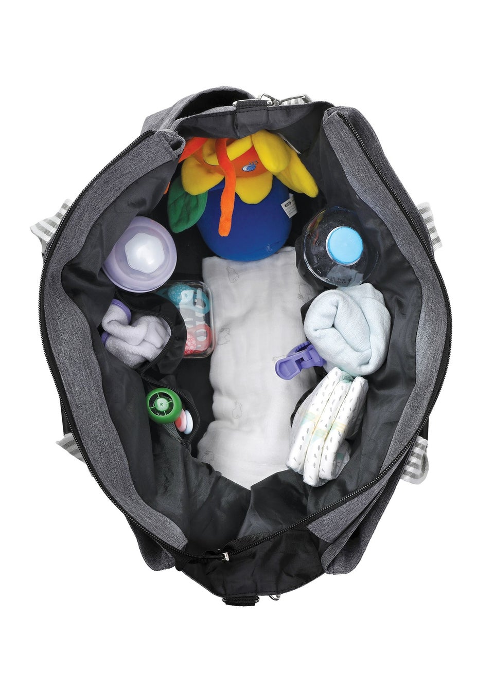 Dreambaby Grey Carry-All Tote Bag With Changing Mat