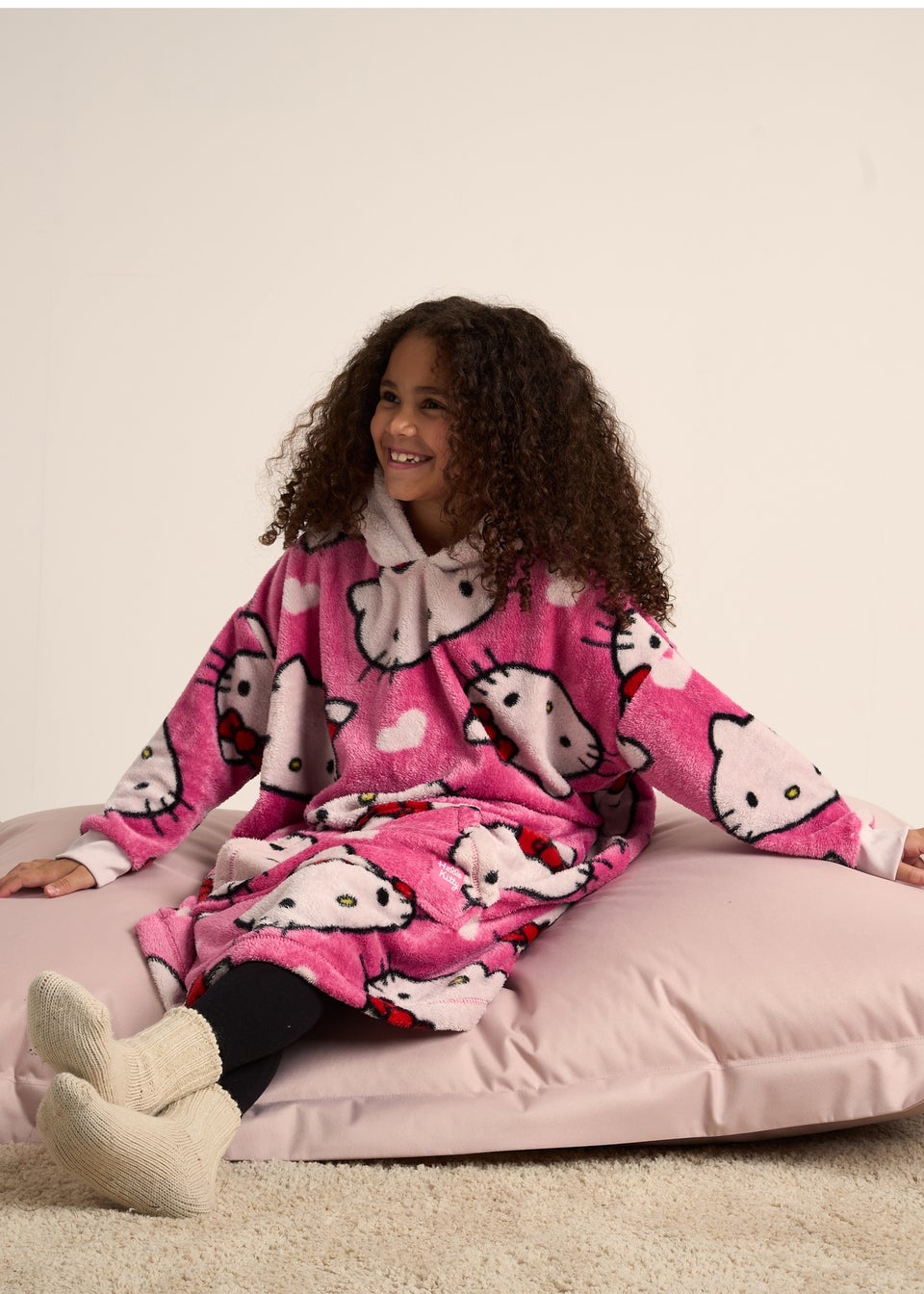 Hello Kitty Girls Hooded Blanket